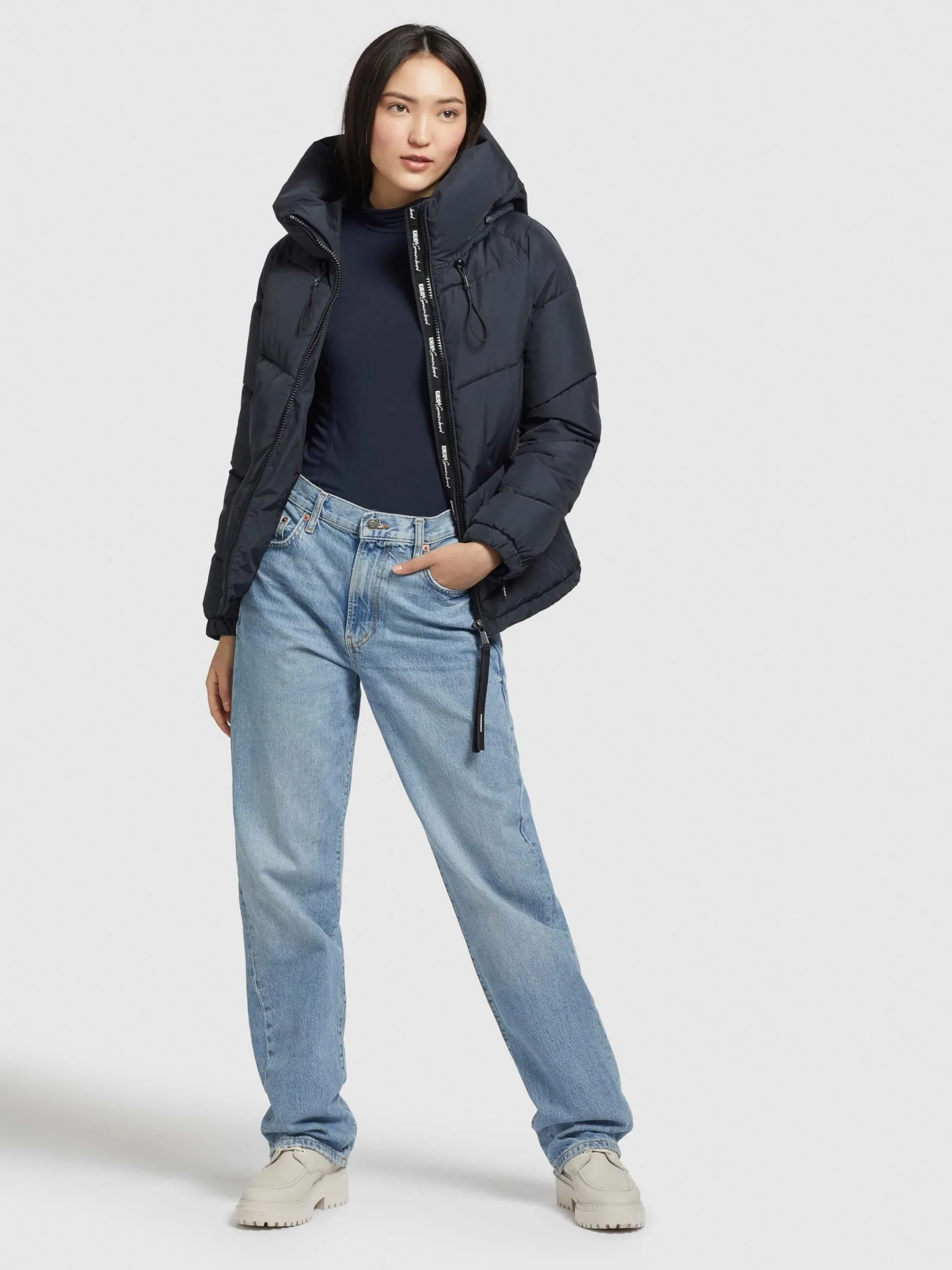 Khujo Winterjassen Winterjas Esila Dames Marine 6 Khujo Winterjassen Winterjas Esila Dames Marine - Afbeelding 6