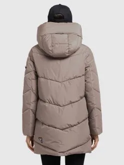 Khujo Winterjassen Winterjas Jordis 4 Dames Taupe -Aanbiedingen Khujo Winkel 00c7c65e71286a3b67c4b11802e753a9