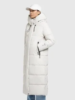 Khujo Tussenmantels Tussenmantel Soulani Dames Offwhite -Aanbiedingen Khujo Winkel 01aaaa1266aeedcc4956d815b587c3d0