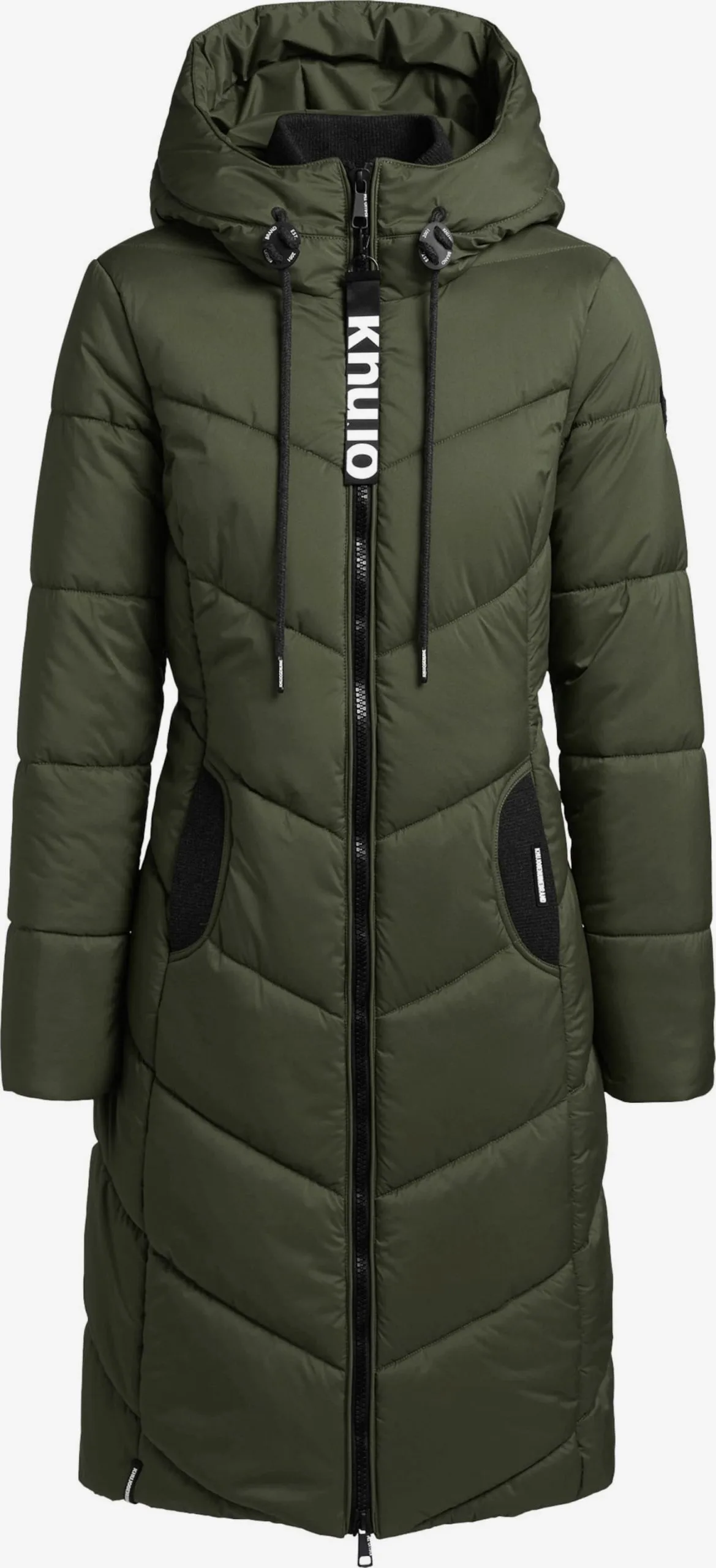 Khujo Wintermantels Wintermantel ARIBAY3 LIGHT Dames Kaki 1 Khujo Wintermantels Wintermantel ARIBAY3 LIGHT Dames Kaki