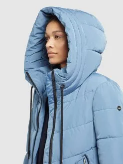 Khujo Wintermantels Wintermantel Ayleena Dames Lichtblauw -Aanbiedingen Khujo Winkel 0278d645f866743fd4233966b1b0ef14