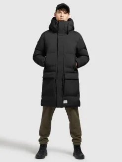 Khujo Wintermantels Winterjas Slow Heren Zwart -Aanbiedingen Khujo Winkel 033baab45965272ef3df473ddfa489f3