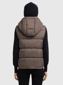 Khujo Bodywarmers Bodywarmer Eden Dames Mokka -Aanbiedingen Khujo Winkel 0657f5bd5b2fda90f770de5d2f5ae068