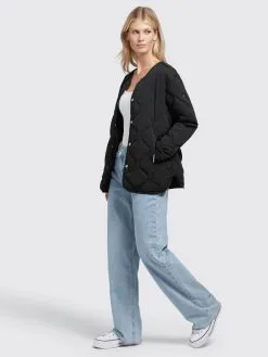 Khujo Tussenjassen Tussenjas Yuna Dames Zwart -Aanbiedingen Khujo Winkel 06612cf063dbe7646581081477f9eae3