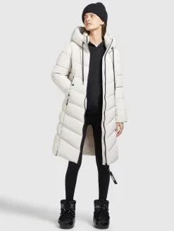 Khujo Tussenmantels Tussenmantel Klayd Dames Offwhite -Aanbiedingen Khujo Winkel 073349ea121383141abd5a6d7bdee7a9