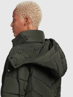 Khujo Korte Mantels Wintermantel Cups Dames Donkergroen -Aanbiedingen Khujo Winkel 0741b8717f0c5568c380d1b09ccbdf2f