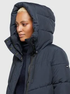 Khujo Wintermantels Wintermantel Shimanta 2 Dames Donkerblauw -Aanbiedingen Khujo Winkel 082e77c95a98d2af01cdeba2ddd46163