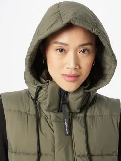 Khujo Bodywarmers Bodywarmer Tourin Dames Kaki -Aanbiedingen Khujo Winkel 09d59981ddc712ed014314c22f16da31