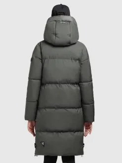 Khujo Wintermantels Wintermantel Aniva Dames Olijfgroen -Aanbiedingen Khujo Winkel 0afd948bab8b46fc635431e7dafd8a12