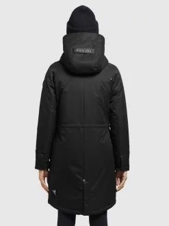 Khujo Parkas Tussenparka Dames Zwart -Aanbiedingen Khujo Winkel 0b73e6c98931ed97ab106c4b8ea25d61