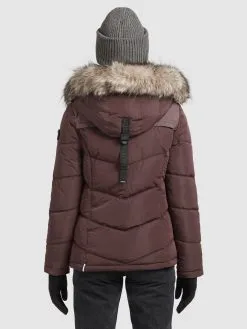 Khujo Winterjassen Winterjas Winsen Dames Bourgogne -Aanbiedingen Khujo Winkel 0ec627a3d9ad4cc971715187223433e4