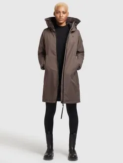 Khujo Tussenmantels Tussenmantel Lisad Dames Mokka -Aanbiedingen Khujo Winkel 0fdd8139824c6fded2a79a54f9c8048d