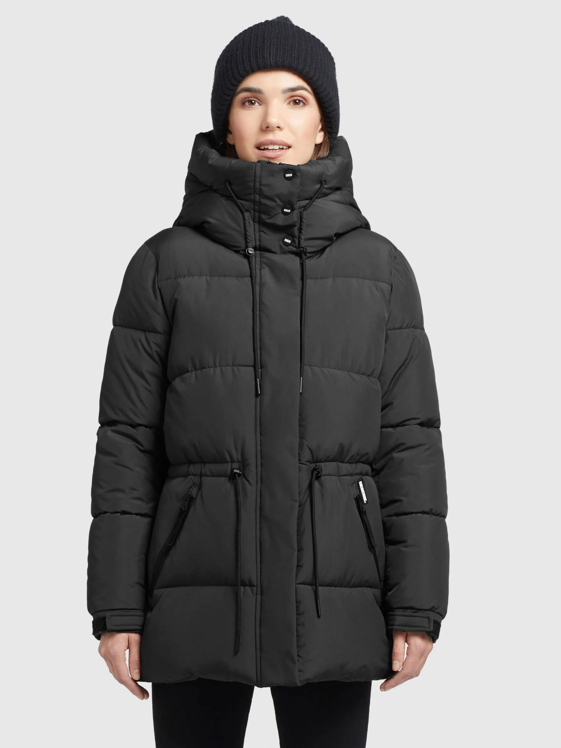 Khujo Winterjassen Winterjas Leviani Dames Zwart 2 Khujo Winterjassen Winterjas Leviani Dames Zwart - Afbeelding 2