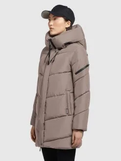 Khujo Winterjassen Winterjas Jordis 4 Dames Taupe -Aanbiedingen Khujo Winkel 10586c8758efdfc88e272f092e273a37