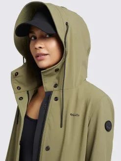 Khujo Parkas Tussenparka Jonna Dames Olijfgroen -Aanbiedingen Khujo Winkel 12432ed10e68d595418939633a40914a