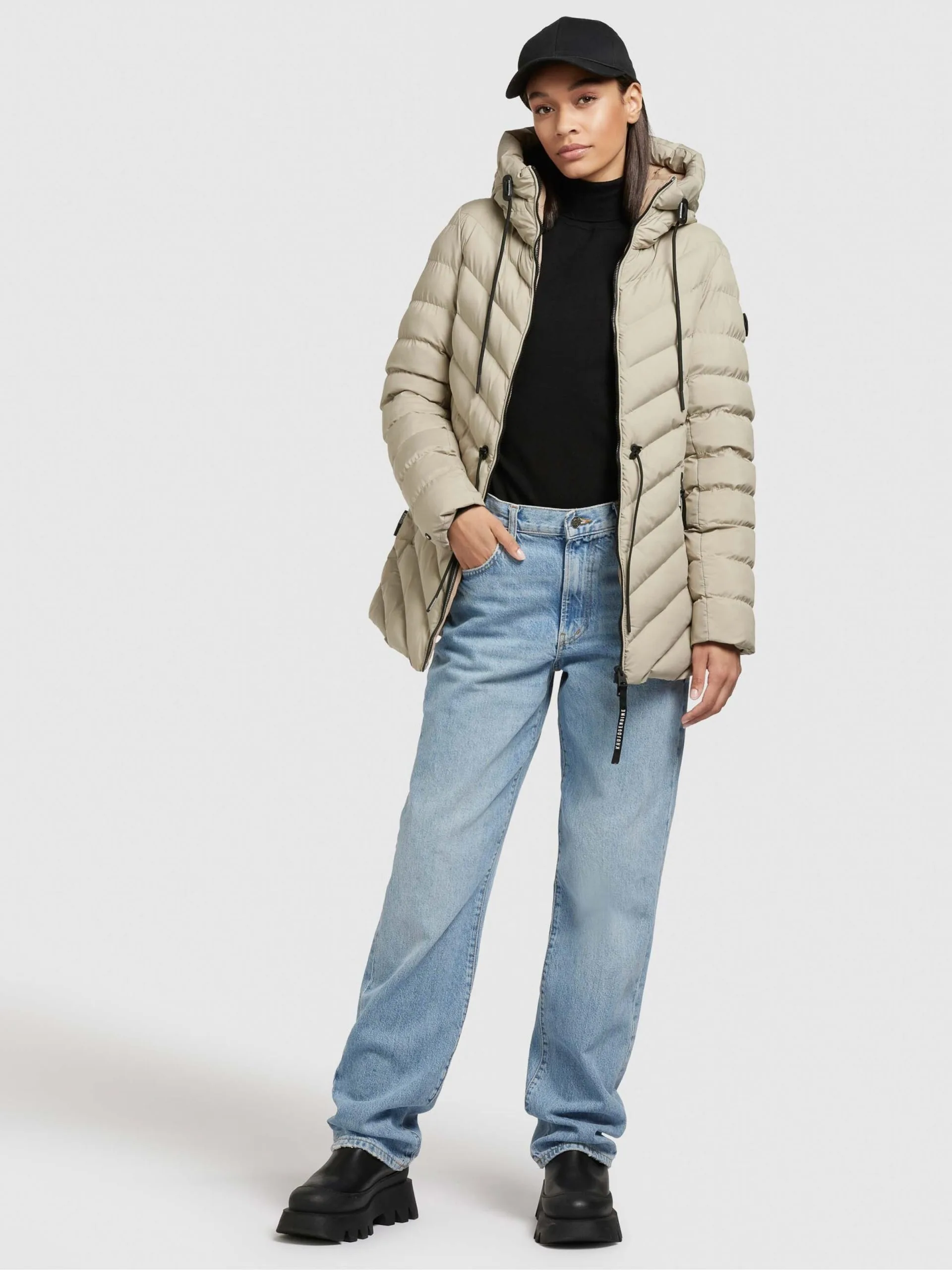 Khujo Tussenjassen Tussenjas Noomi Dames Pastelgroen 6 Khujo Tussenjassen Tussenjas Noomi Dames Pastelgroen - Afbeelding 6