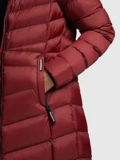 Khujo Winterjassen Winterjas Ingram Shine Dames Donkerrood -Aanbiedingen Khujo Winkel 139b8166c040504fbba3e68aa95379de