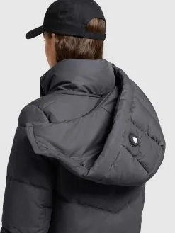 Khujo Wintermantels Wintermantel Limetta Dames Grafiet -Aanbiedingen Khujo Winkel 1861542b97befc8cb15215ff67cb0b3d