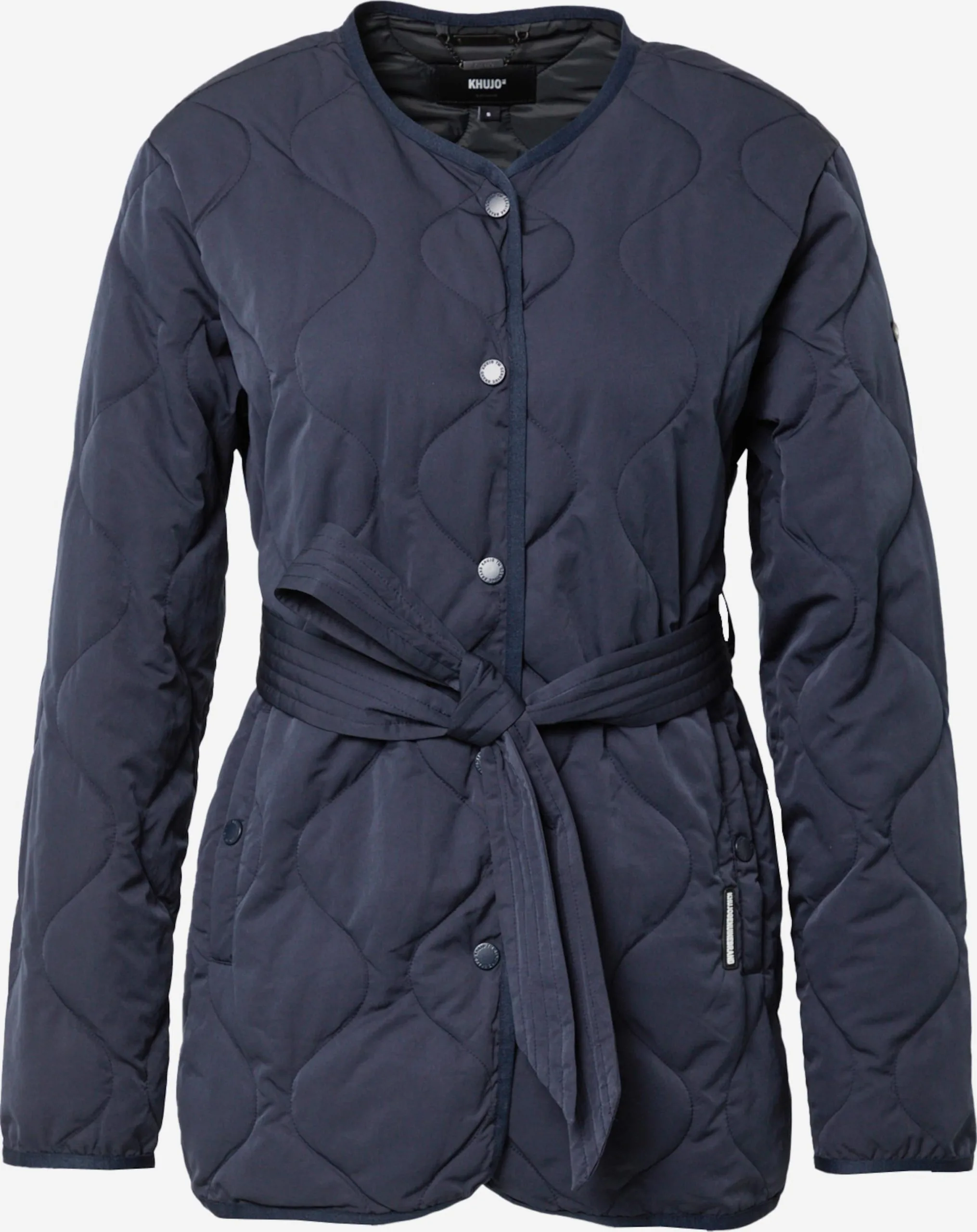 Khujo Tussenjassen Tussenjas Yuna Dames Donkerblauw 1 Khujo Tussenjassen Tussenjas Yuna Dames Donkerblauw