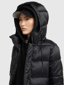 Khujo Wintermantels Wintermantel Julina Dames Zwart -Aanbiedingen Khujo Winkel 198f7ccddca6b18ed400ab86d022a5fd