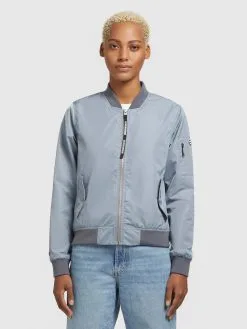 Khujo Tussenjassen Tussenjas STENCE Dames Smoky Blue -Aanbiedingen Khujo Winkel 1b7de738d8abac0dc87bbcfc631bc8d0