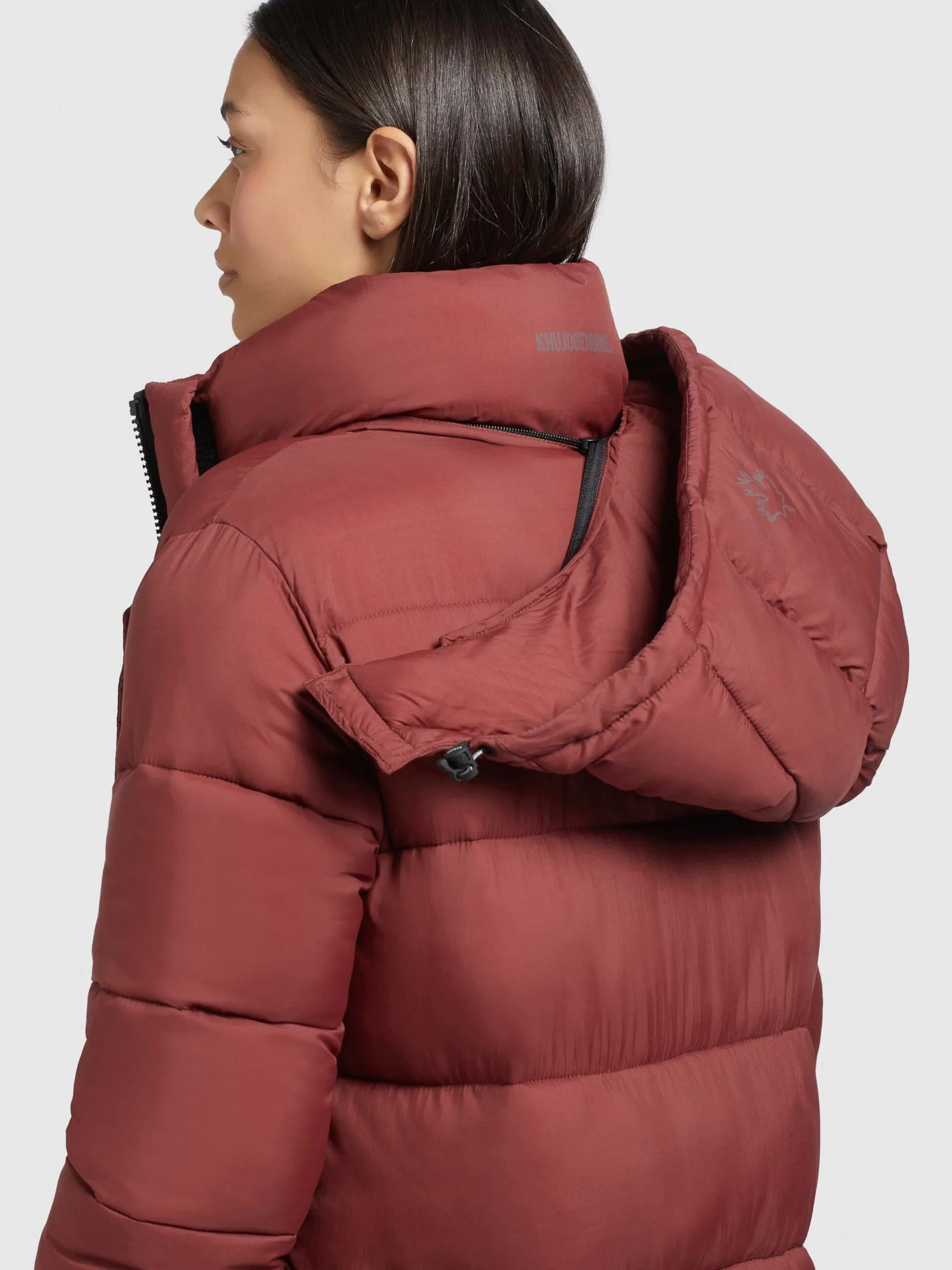 Khujo Wintermantels Wintermantel Corinna Dames Roestrood 8 Khujo Wintermantels Wintermantel Corinna Dames Roestrood - Afbeelding 8