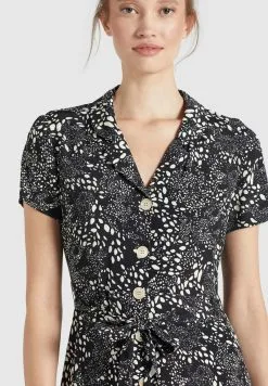 Khujo Blousejurken Blousejurk Goya Dames Zwart -Aanbiedingen Khujo Winkel 1bf4bfbc7eef56d1c897da72f199562d