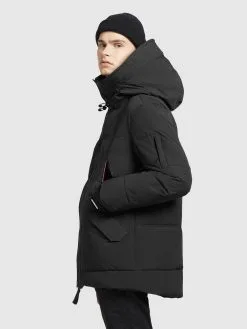 Khujo Winterjassen Winterjas Fank Heren Zwart -Aanbiedingen Khujo Winkel 1c30bdc2474275f045276df23c5f7715