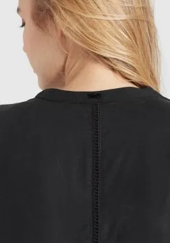Khujo Blousejurken Blousejurk Crepes Dames Zwart -Aanbiedingen Khujo Winkel 1cfc3dc9dd113d3a7fb4b35c94e2934d
