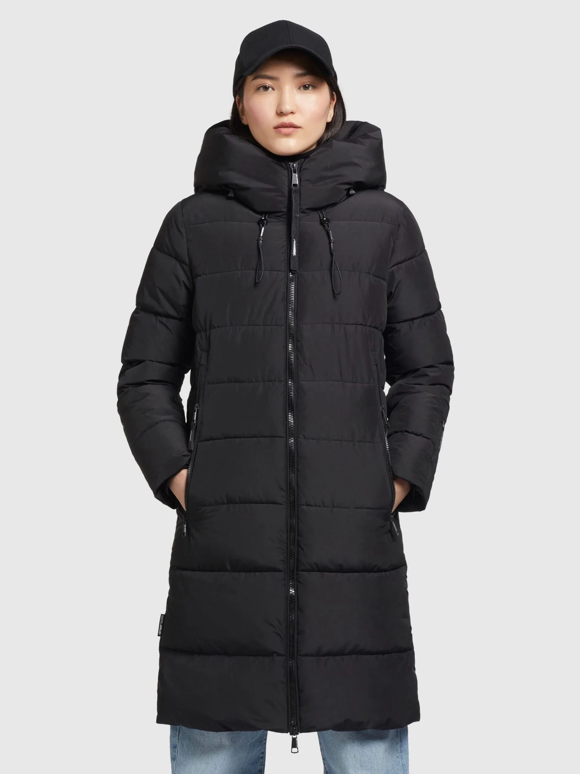 Khujo Wintermantels Wintermantel Jilias Dames Zwart 2 Khujo Wintermantels Wintermantel Jilias Dames Zwart - Afbeelding 2