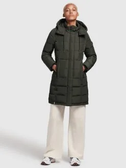 Khujo Korte Mantels Wintermantel Cups Dames Donkergroen -Aanbiedingen Khujo Winkel 204bd06e80aba3f628643f9e0fa51045