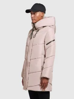 Khujo Winterjassen Winterjas Jordis Dames Lichtroze -Aanbiedingen Khujo Winkel 20a9d41ddb64d6f47f5b7882e3145d78