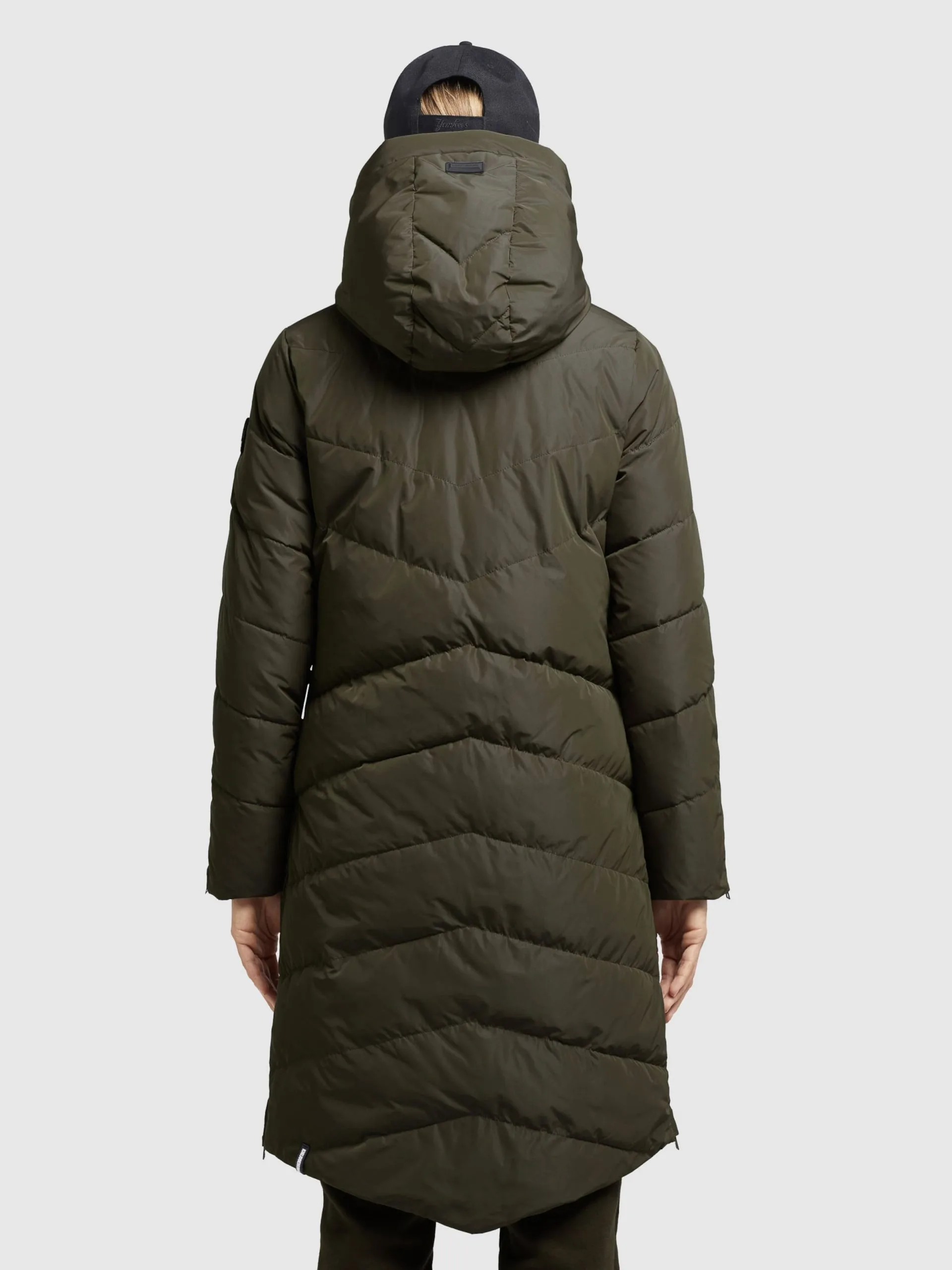 Khujo Wintermantels Wintermantel Huba Dames Donkergroen 4 Khujo Wintermantels Wintermantel Huba Dames Donkergroen - Afbeelding 4