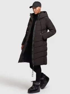 Khujo Wintermantels Wintermantel Ayleena Dames Zwart -Aanbiedingen Khujo Winkel 229bb743f0571eccd2cf19f56c9a913c