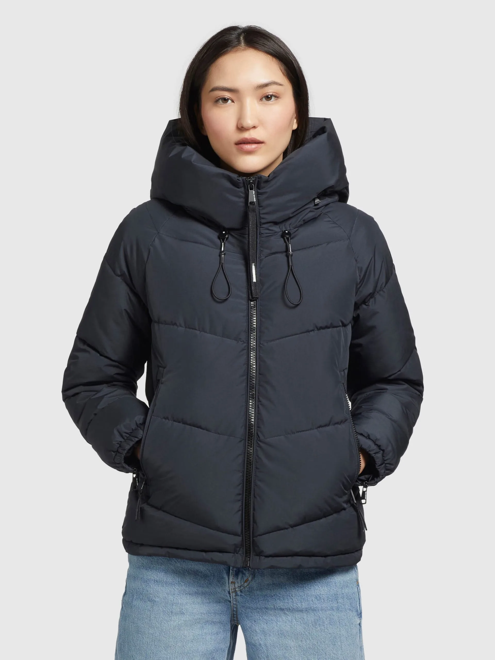 Khujo Winterjassen Winterjas Esila Dames Marine 2 Khujo Winterjassen Winterjas Esila Dames Marine - Afbeelding 2