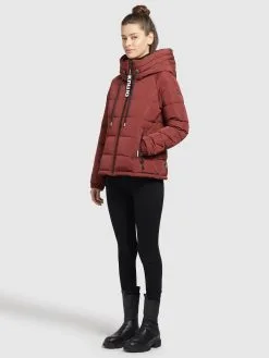 Khujo Winterjassen Winterjas Joilee Dames Pastelrood -Aanbiedingen Khujo Winkel 26c85b02a9566f0349d0a1b762f33f40