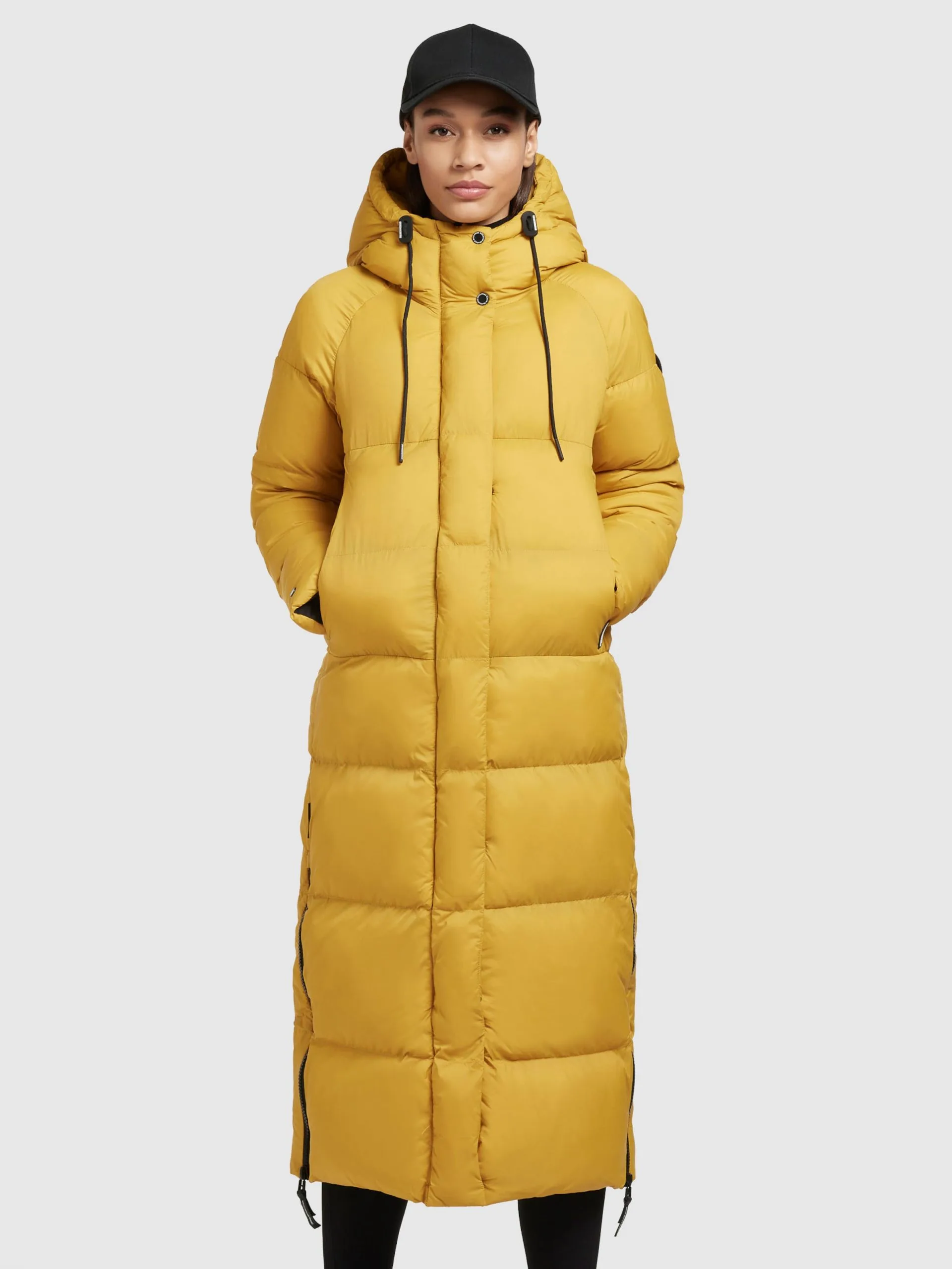 Khujo Wintermantels Wintermantel Dames Goudgeel 2 Khujo Wintermantels Wintermantel Dames Goudgeel - Afbeelding 2