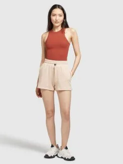 Khujo Shorts Regular Broek Dames Abrikoos -Aanbiedingen Khujo Winkel 2c9b7982fbffb205ee3c615b8a434dcc