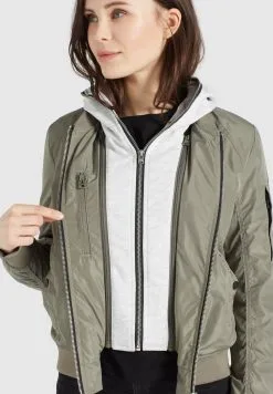 Khujo Winterjassen Winterjas LARIFA Dames Kaki -Aanbiedingen Khujo Winkel 2caf150c30d5af7b050c4dc2e86de6c9