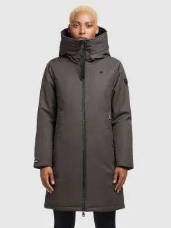 Khujo Tussenmantels Tussenmantel LISAD Dames Donkergrijs -Aanbiedingen Khujo Winkel 2de0a55253647925963fe0e124d3b094