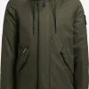 Khujo Wintermantels Winterjas Tuck Heren Olijfgroen