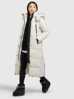 Khujo Wintermantels Wintermantel Melona Dames Parelwit -Aanbiedingen Khujo Winkel 2fcb37316f9ecb20acce3fa268f49e19