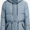 Khujo Winterjassen Winterjas Leviani2 Dames Duifblauw