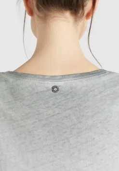 Khujo T-shirts Shirt Baru Dames Grijs -Aanbiedingen Khujo Winkel 36bb59ca83727a04244cf34761f7a1ff