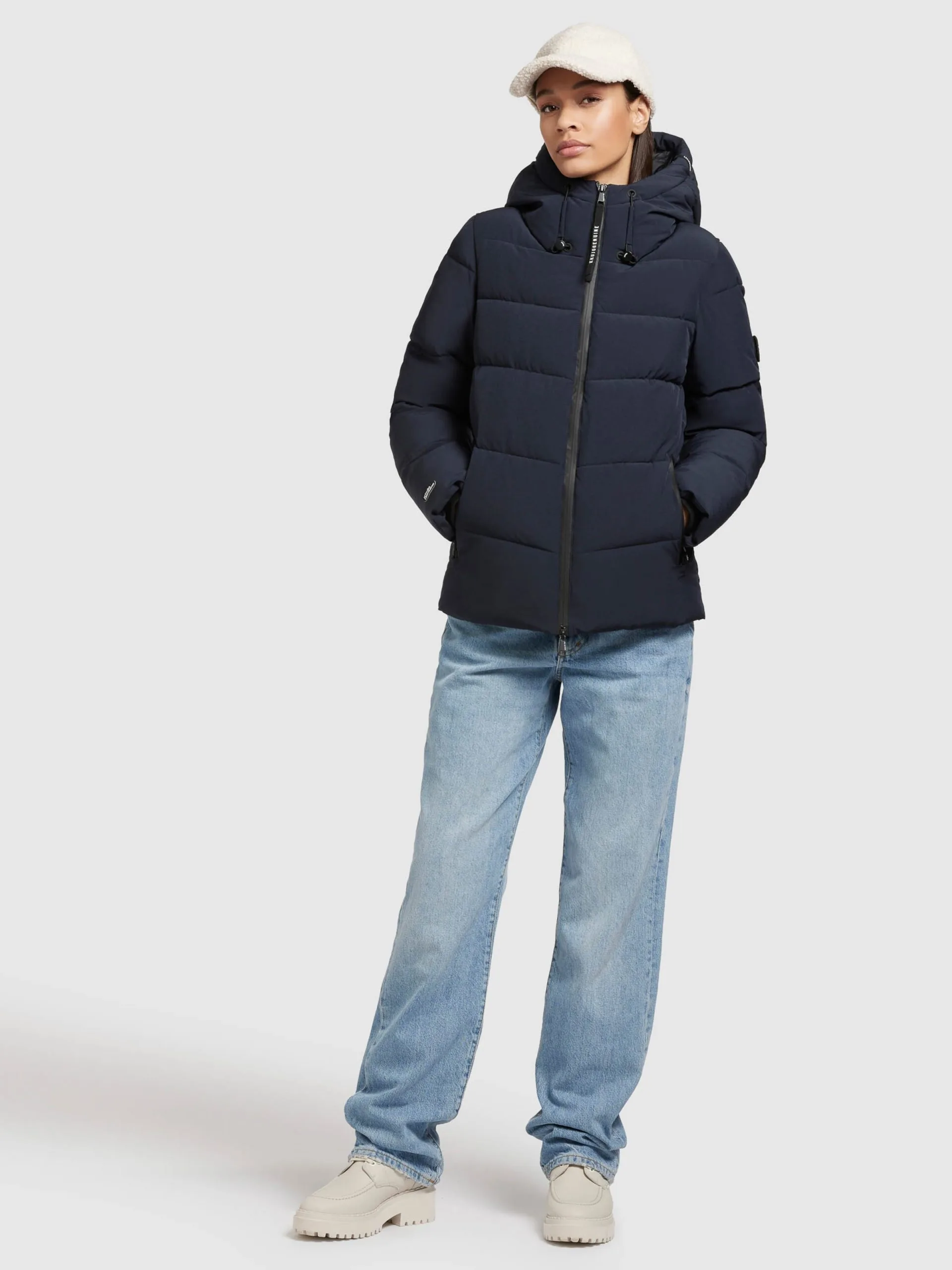 Khujo Winterjassen Winterjas Fames Dames Navy 3 Khujo Winterjassen Winterjas Fames Dames Navy - Afbeelding 3