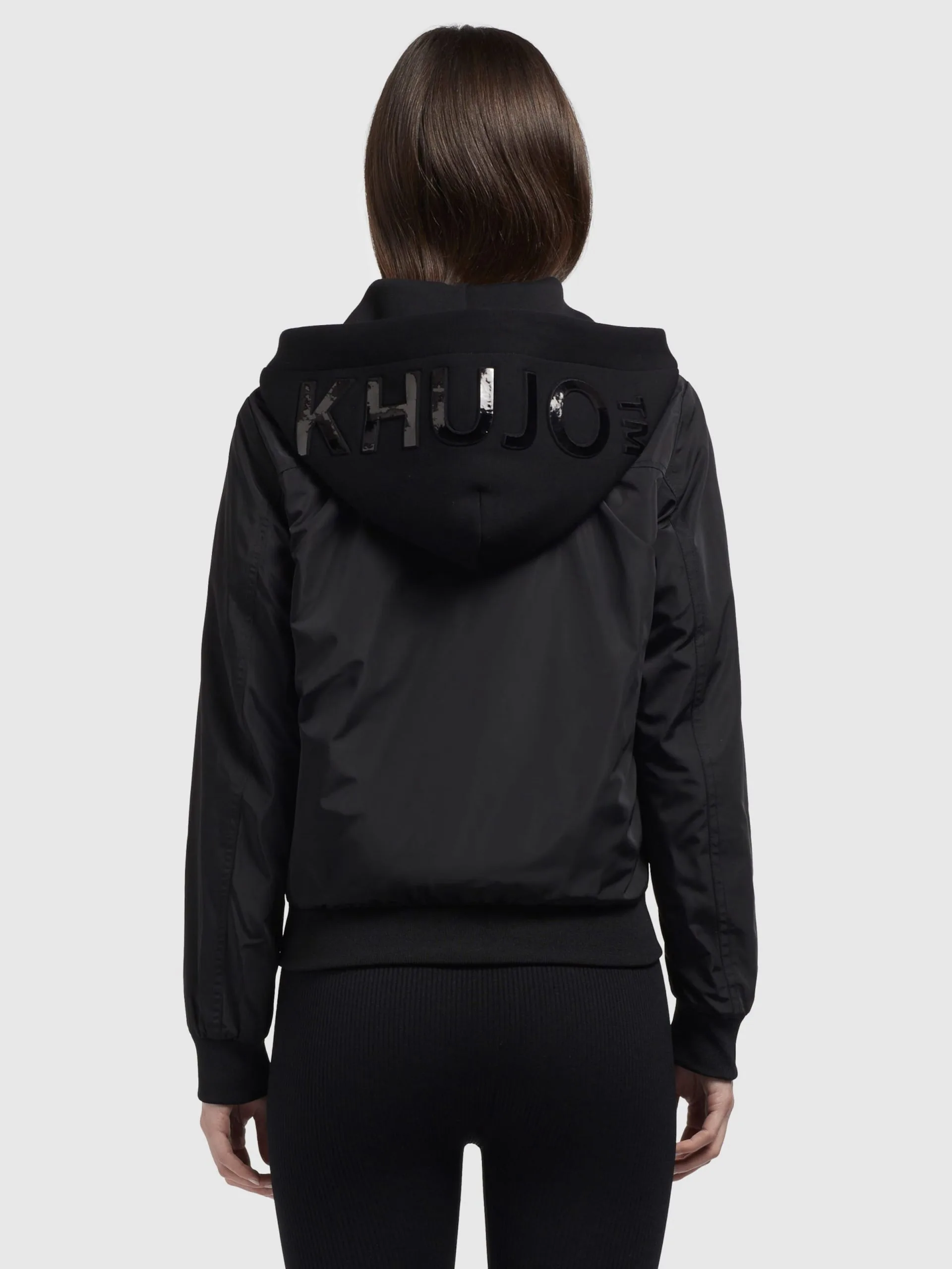 Khujo Tussenjassen Tussenjas Perse Dames Zwart 4 Khujo Tussenjassen Tussenjas Perse Dames Zwart - Afbeelding 4