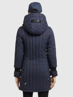 Khujo Winterjassen Winterjas Jerry Dames Navy -Aanbiedingen Khujo Winkel 3a02a1565a1a691c655dbfdae821adef