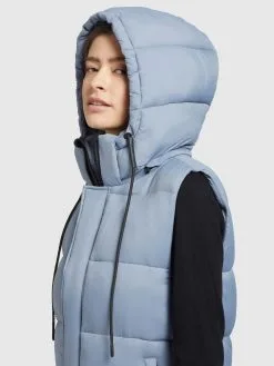 Khujo Bodywarmers Bodywarmer Eden Dames Lichtblauw -Aanbiedingen Khujo Winkel 3b399bb52555572214a9990a6c059b67
