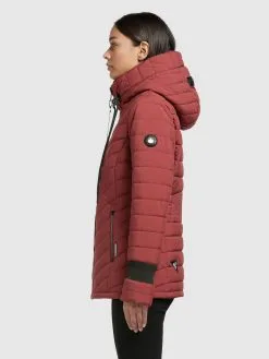 Khujo Winterjassen Winterjas Patt Dames Roestrood -Aanbiedingen Khujo Winkel 3e88684099670b3b5a80c2583b5da6c6