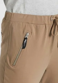 Khujo Sweatpants Tapered Broek Alenia Dames Lichtbruin -Aanbiedingen Khujo Winkel 3f97e8ff168e6ceab44f2ecc1e04ce43